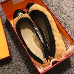 NWT Tory Burch Jolie Cork ballet flats size 8